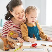 Set de papelería 5 en 1 en forma de dinosaurio