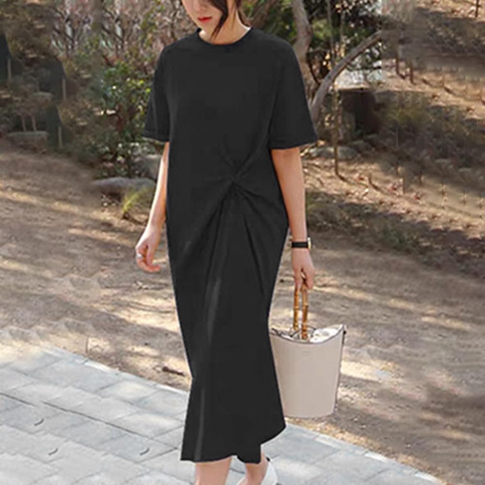 Vestido casual con fruncido - Dressygt