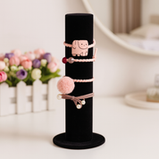 Organizador para pulseras de gamuza