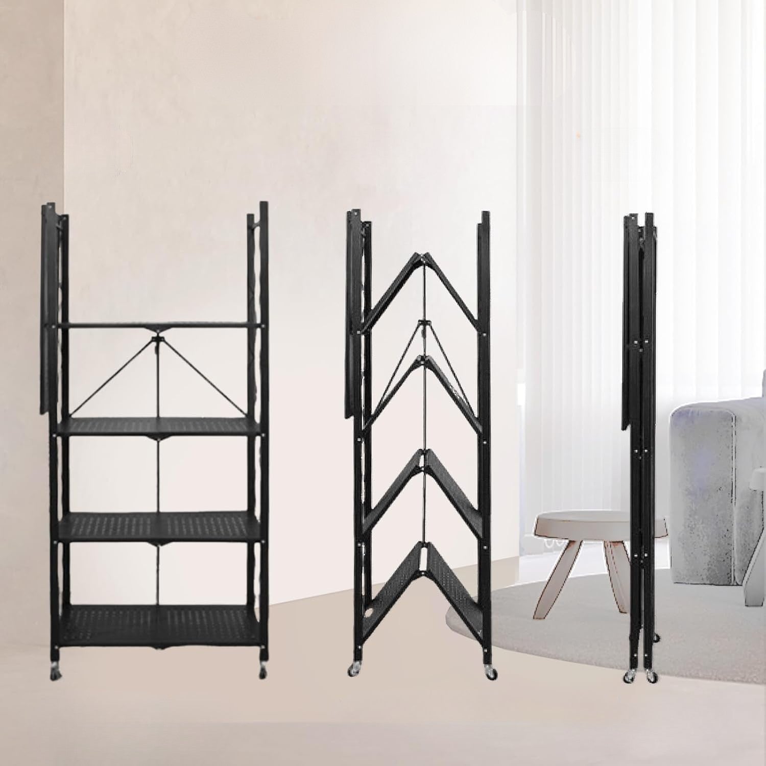 Estantería de 5 niveles con ruedas - Dressygt