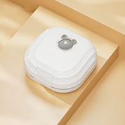 Pastillero de viaje con 4 divisiones