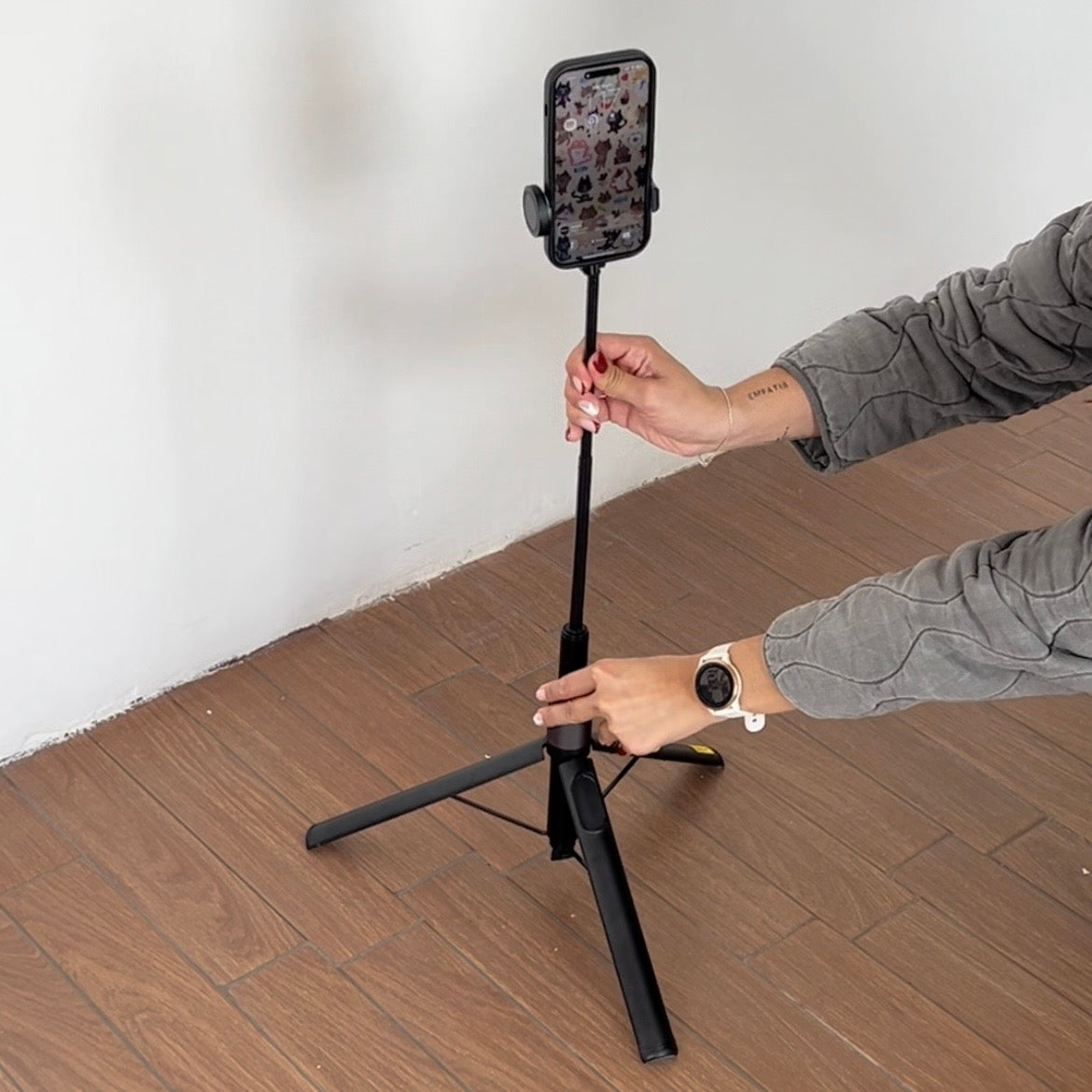Selfie stick extensible con trípode integrado - Dressygt