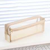 Estuche transparente de malla