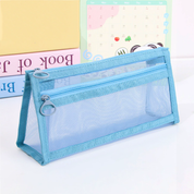 Estuche de malla con doble cierre