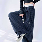 Pantalón palazzo cuadriculado - Dressygt