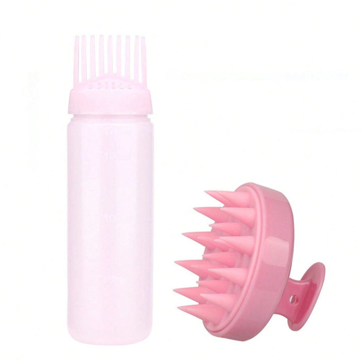 Set de  botella y cepillo masajeador anticaspa