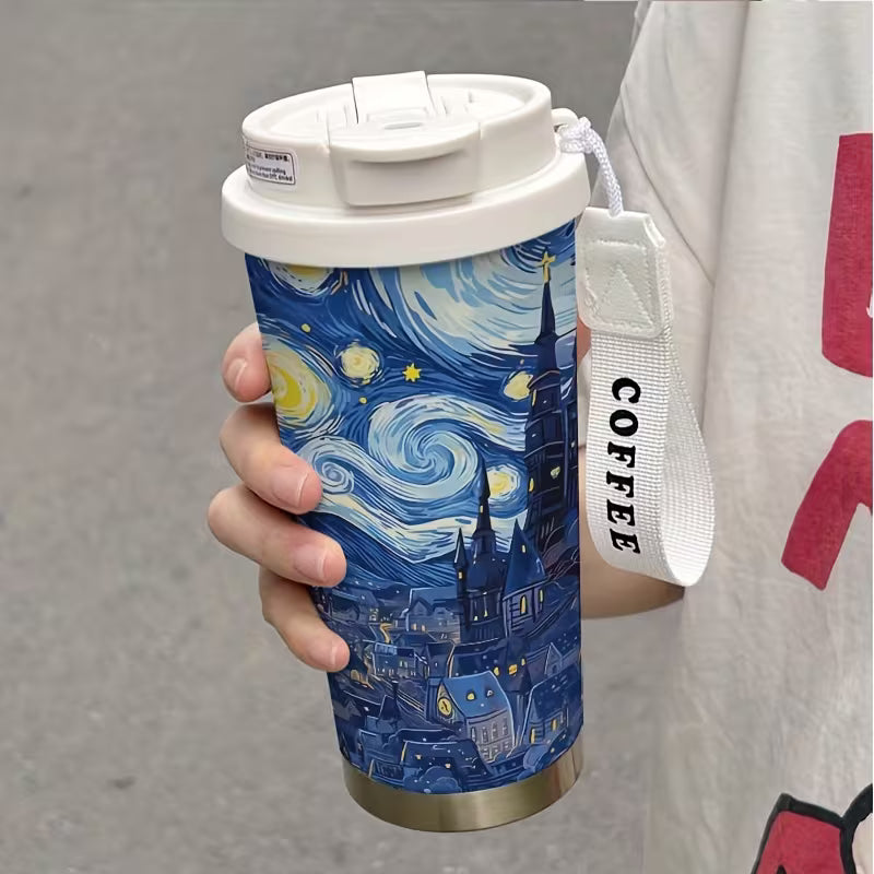 Vaso térmico de la noche estrellada - Dressygt