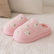 Pantuflas rosa de fantasmas