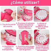Máquina de brillos para el cabello
