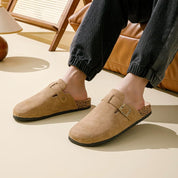 Zuecos tipo mule de gamuza - Dressygt