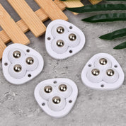 Ruedas giratorias autoadhesivas