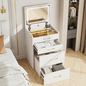 Vanity compacto con espejo LED