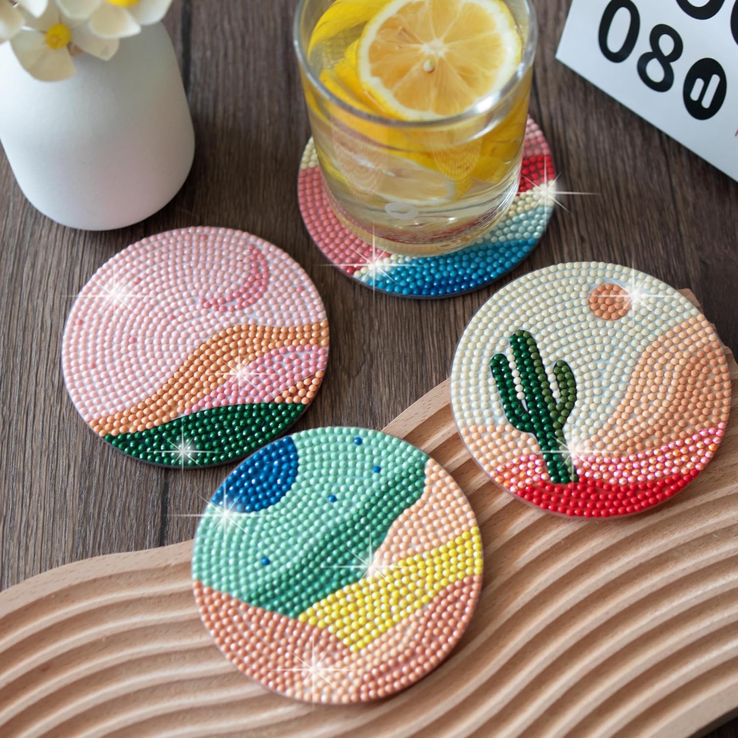 Kit DIY posavasos de diamante con soporte - Dressygt