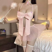Conjunto de lencería de conejita rosa - Dressygt