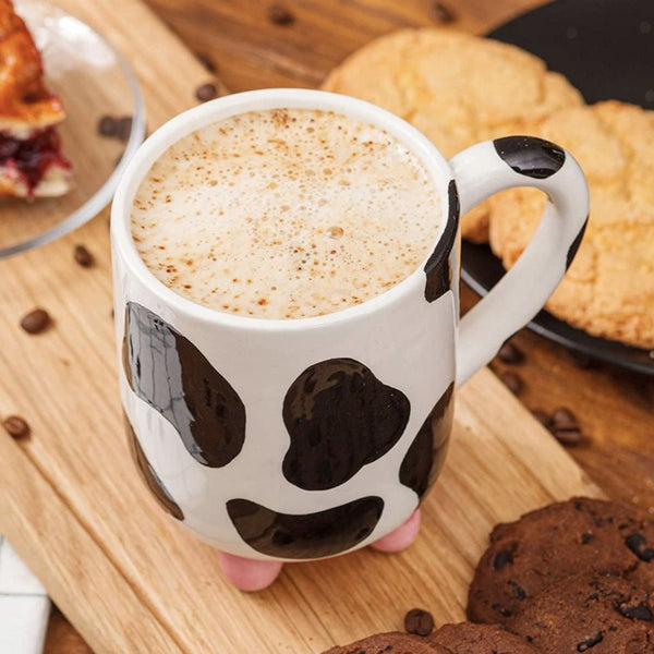 Taza con diseño de vaca
