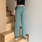 Pantalón flare de tela
