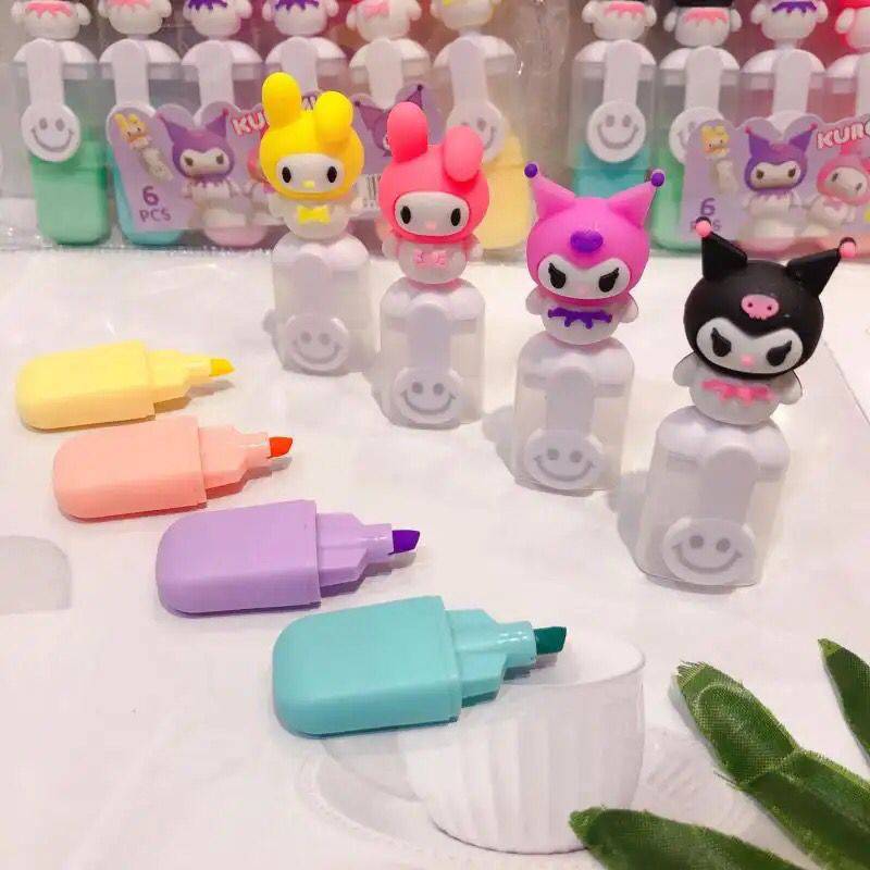 Set de mini resaltadores kawaii