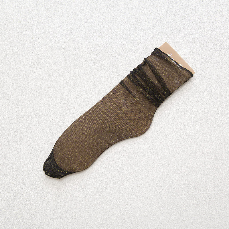 Calcetas transparentes con brillo - Dressygt