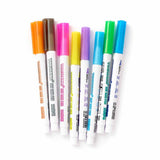 Set de 12 marcadores metálicos