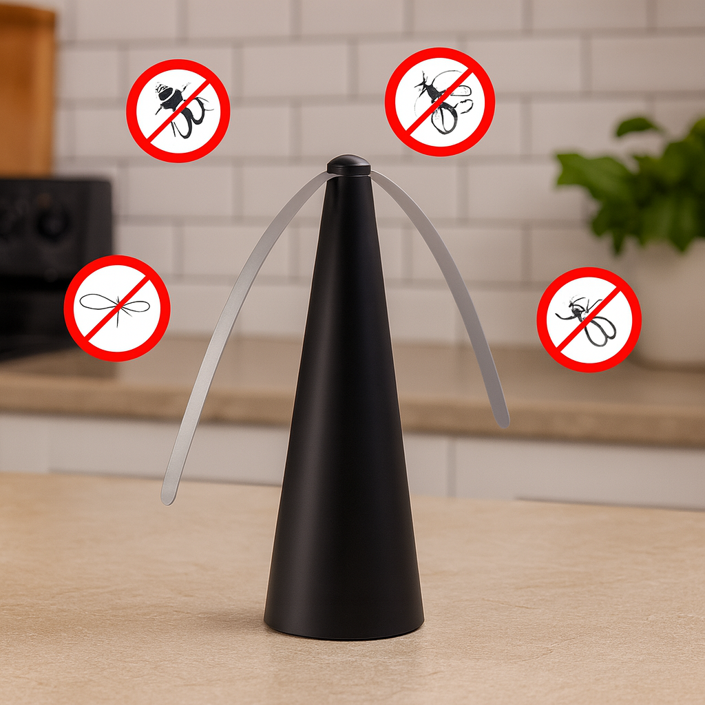 Ventilador Espanta Moscas USB – Repelente sin Químicos para Mesa y Comida - Dressygt