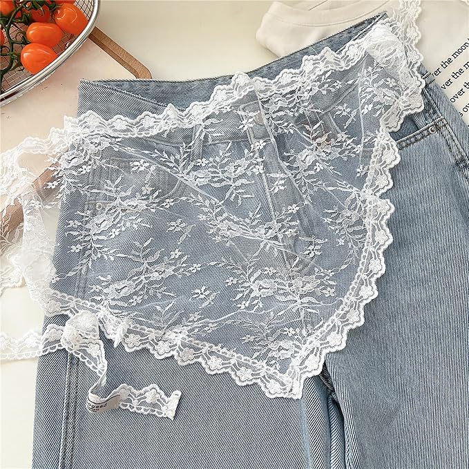 Pañuelo tipo bandana de encaje