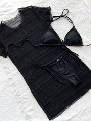 Conjunto de traje de baño con salida de baño