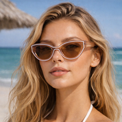 Lentes de sol vintage con borde - Dressygt
