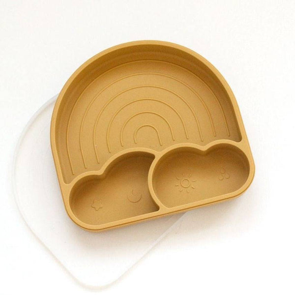Plato de silicona para niños