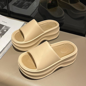 Sandalias lisas con plataforma
