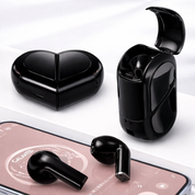 Audífonos inalámbricos en forma de corazón