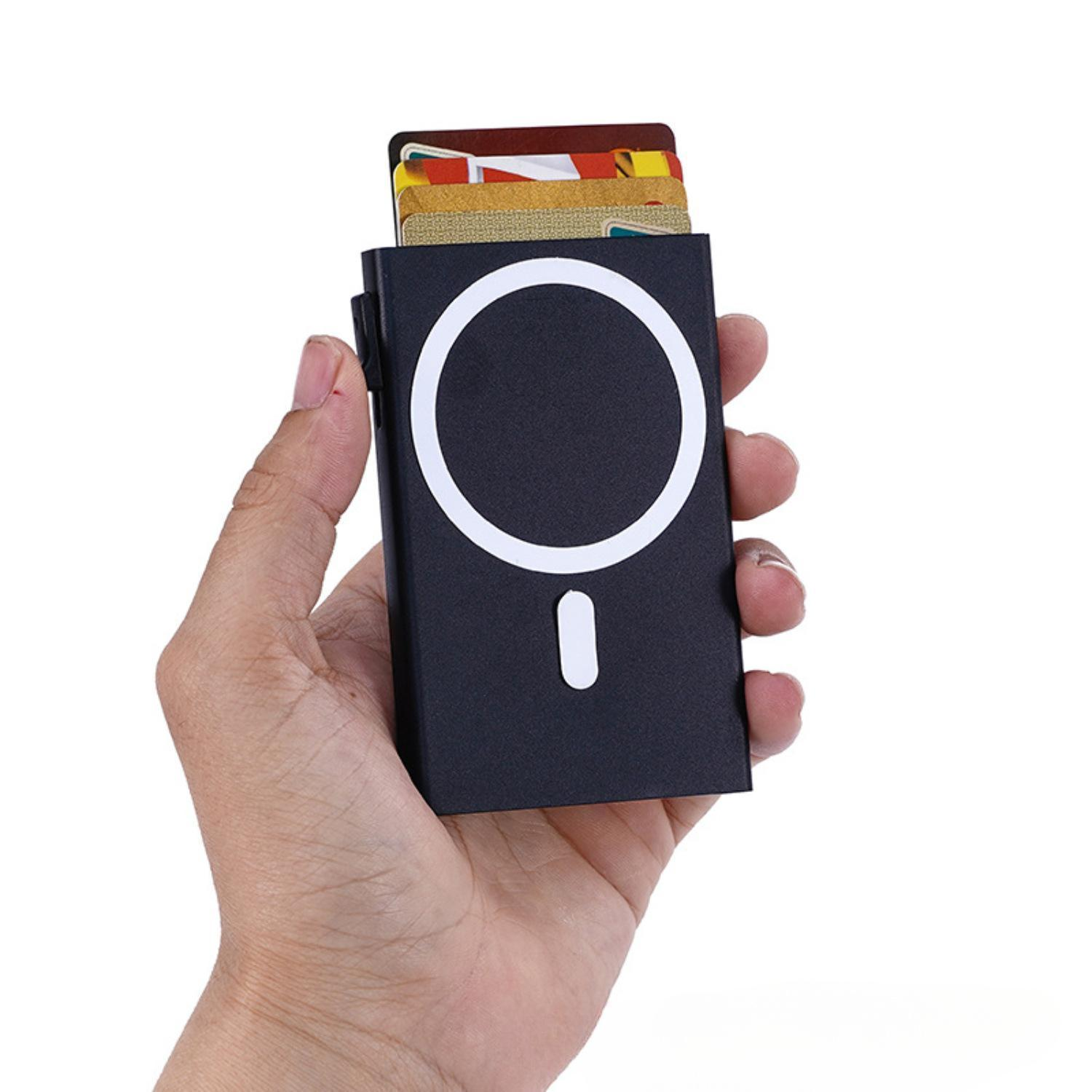 Tarjetero con MagSafe y bloqueo RFID