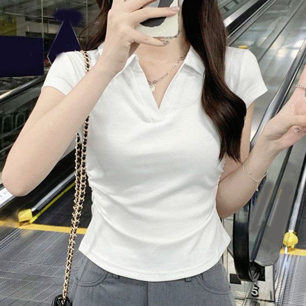 Blusa con cuello semi formal - Dressygt