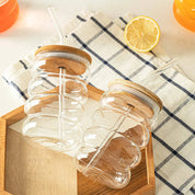 Vaso pequeño con tapadera  de bamboo - Dressygt