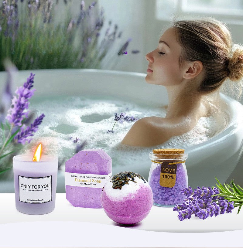 Kit de spa completo de lavanda