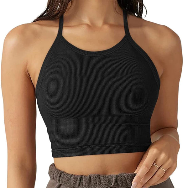 Crop top negro