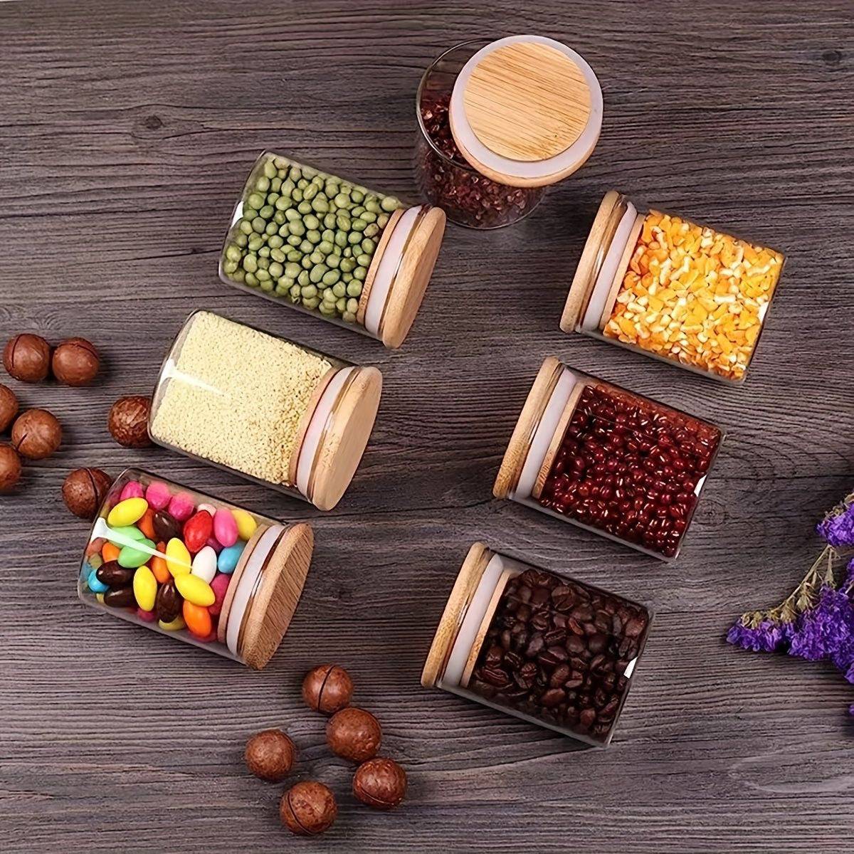 Mug de vidrio y tapa de bamboo de 10cmx10cm - Dressygt