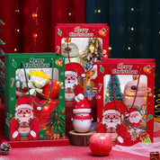 Bolsa navideña grande con Santa
