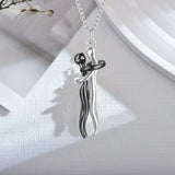 Collar matching de abrazo infinito