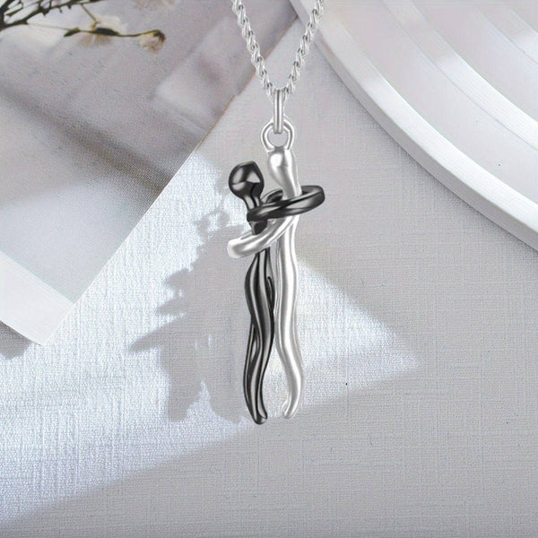 Collar matching de abrazo infinito