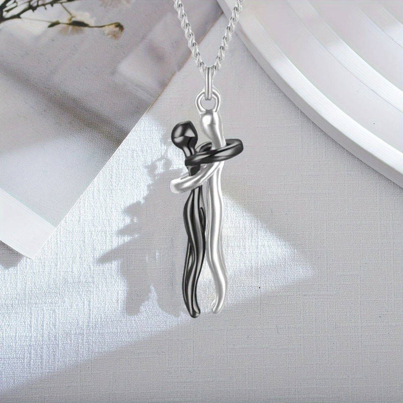 Collar matching de abrazo infinito