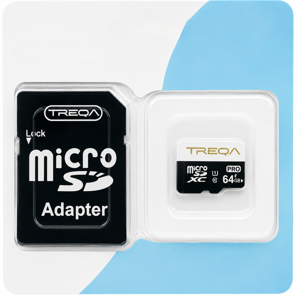 Tarjeta de memoria MicroSD 64GB con adaptador