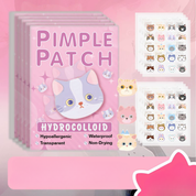 Parches para acné con diseños de gatitos