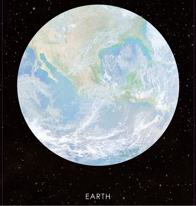 Notas adhesivas de luna