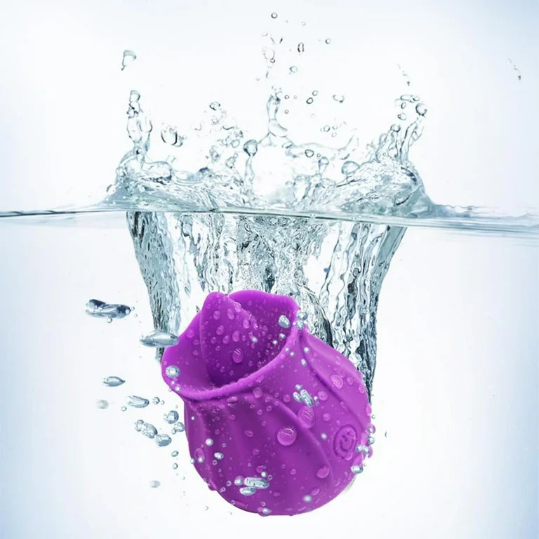 Vibrador succionador en forma de rosa - Dressygt