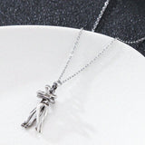 Collar matching de abrazo infinito