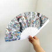 Abanico plegable con estampado - Dressygt