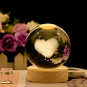 Lampara de cristal de corazón - Dressygt