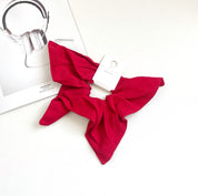 Scrunchie tipo moño cuadrado