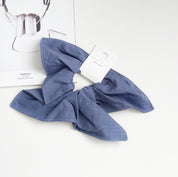 Scrunchie tipo moño cuadrado
