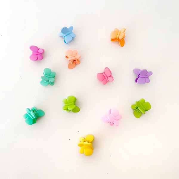 Set de ganchos mini de mariposa